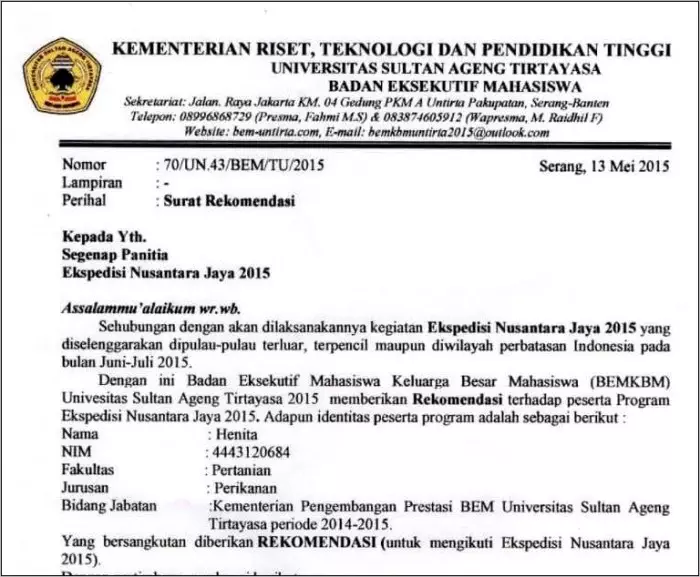 contoh surat perjanjian kerja satpam sekolah